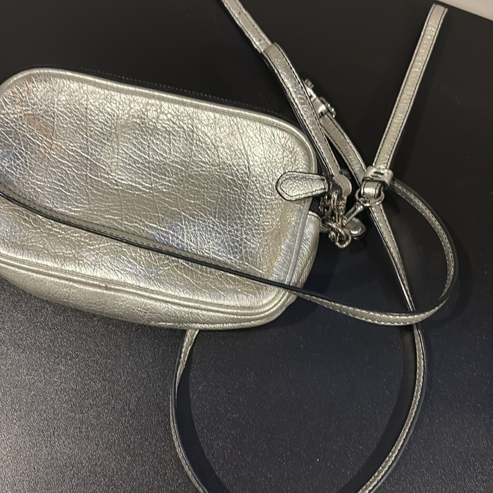 Coach Silver Crossbody - Coach Crossbody Bag - Picture 4 of 10